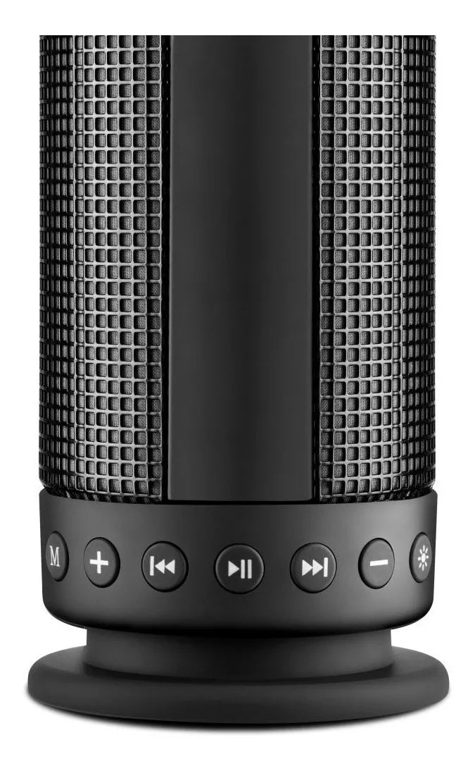 Alto-falante Lenoxx BT503 portátil com bluetooth preto 110V/220V
