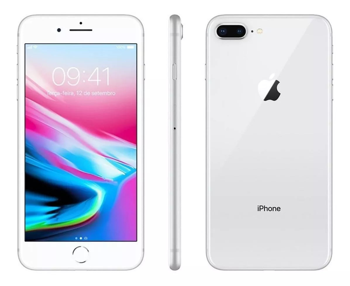 iPhone 8 Plus 64 GB prateado