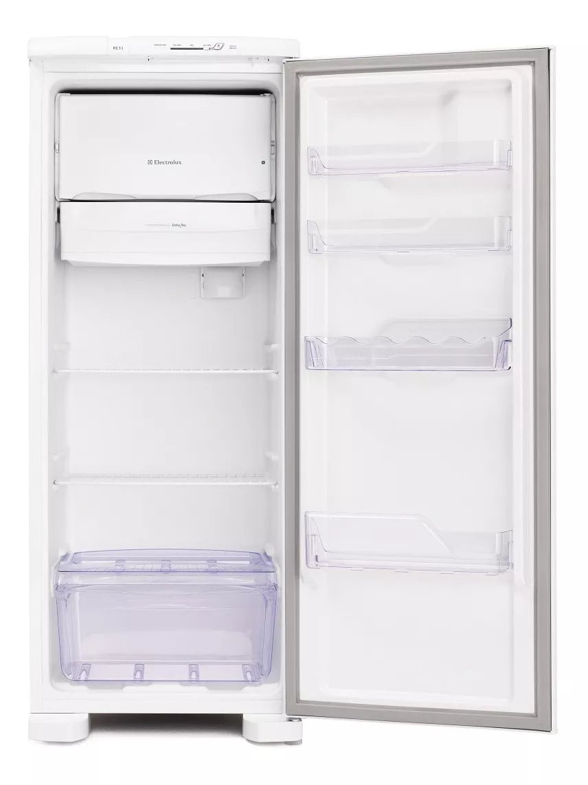 Geladeira RE31 Cycle Defrost 240L Degelo Prático Uma Porta Com Branco Electrolux 127V