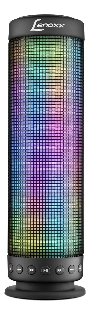 Alto-falante Lenoxx BT503 portátil com bluetooth preto 110V/220V
