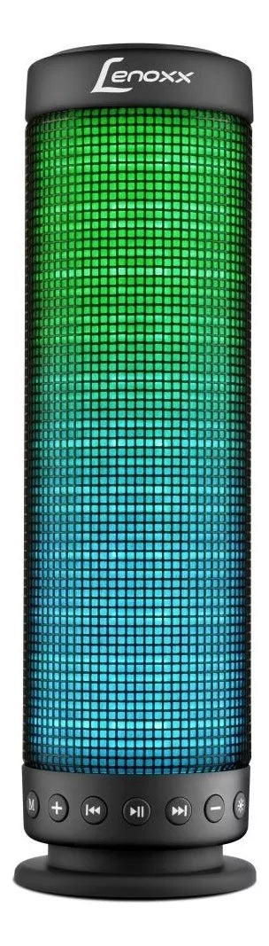 Alto-falante Lenoxx BT503 portátil com bluetooth preto 110V/220V