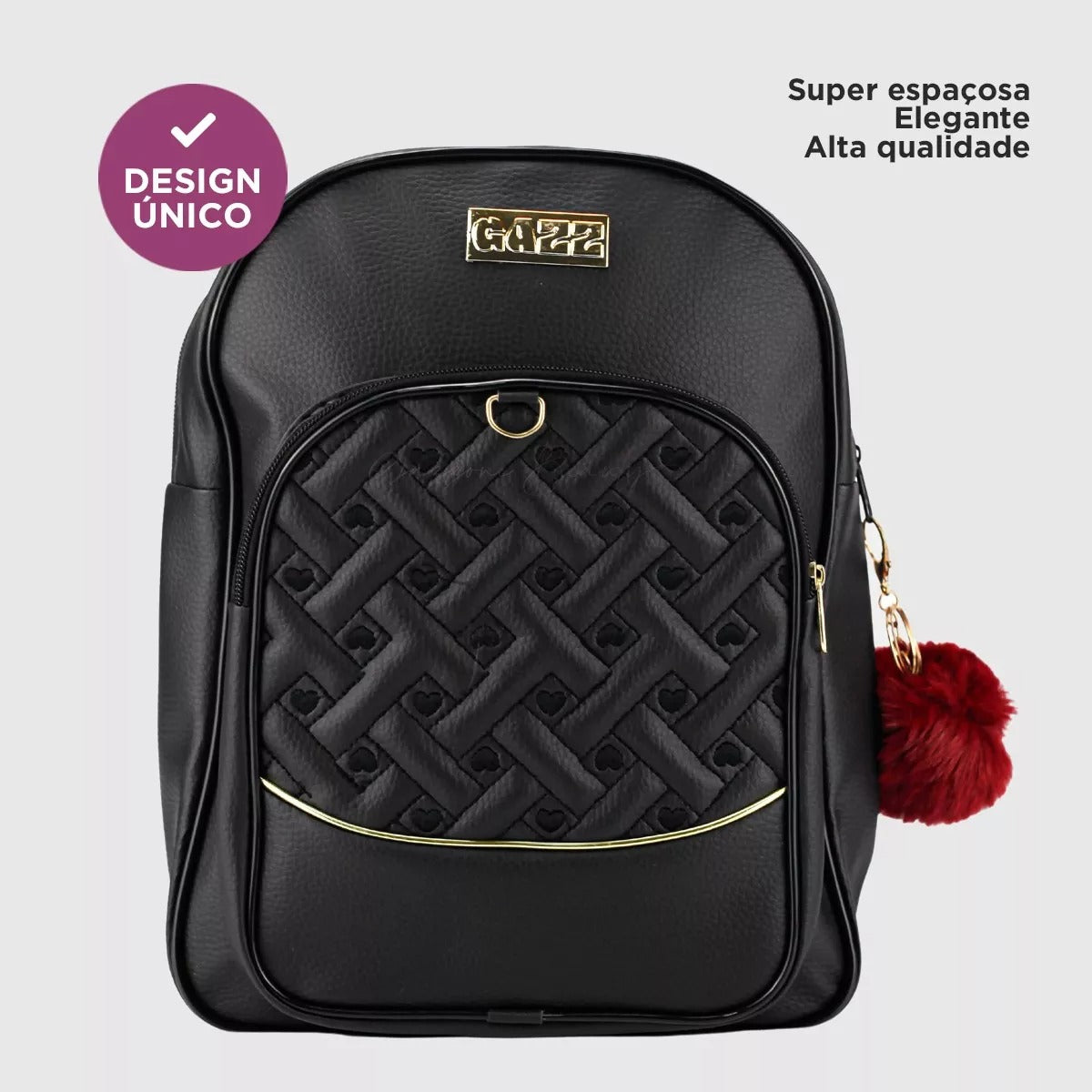 Mochila Feminina De Couro Social Pequena Blogueira