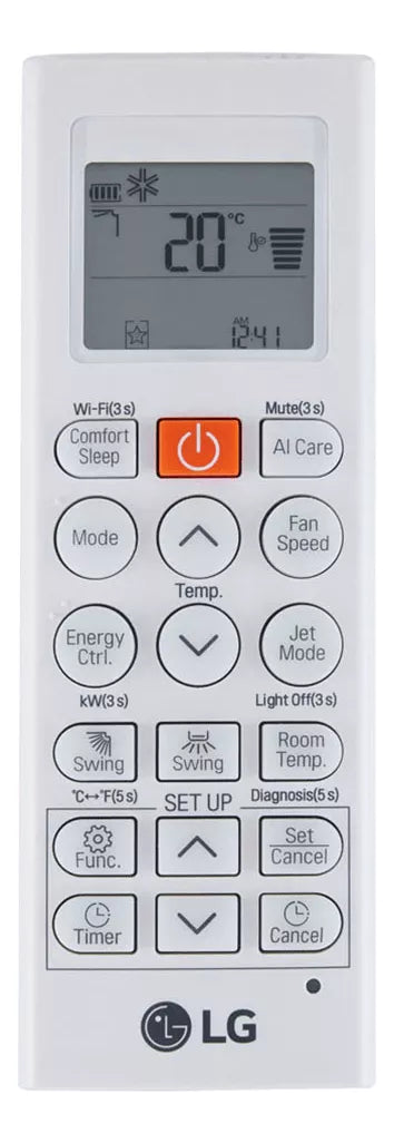 Ar Condicionado LG Voice Dual Inverter Ia 9000 Btus Só Frio 220v Branco