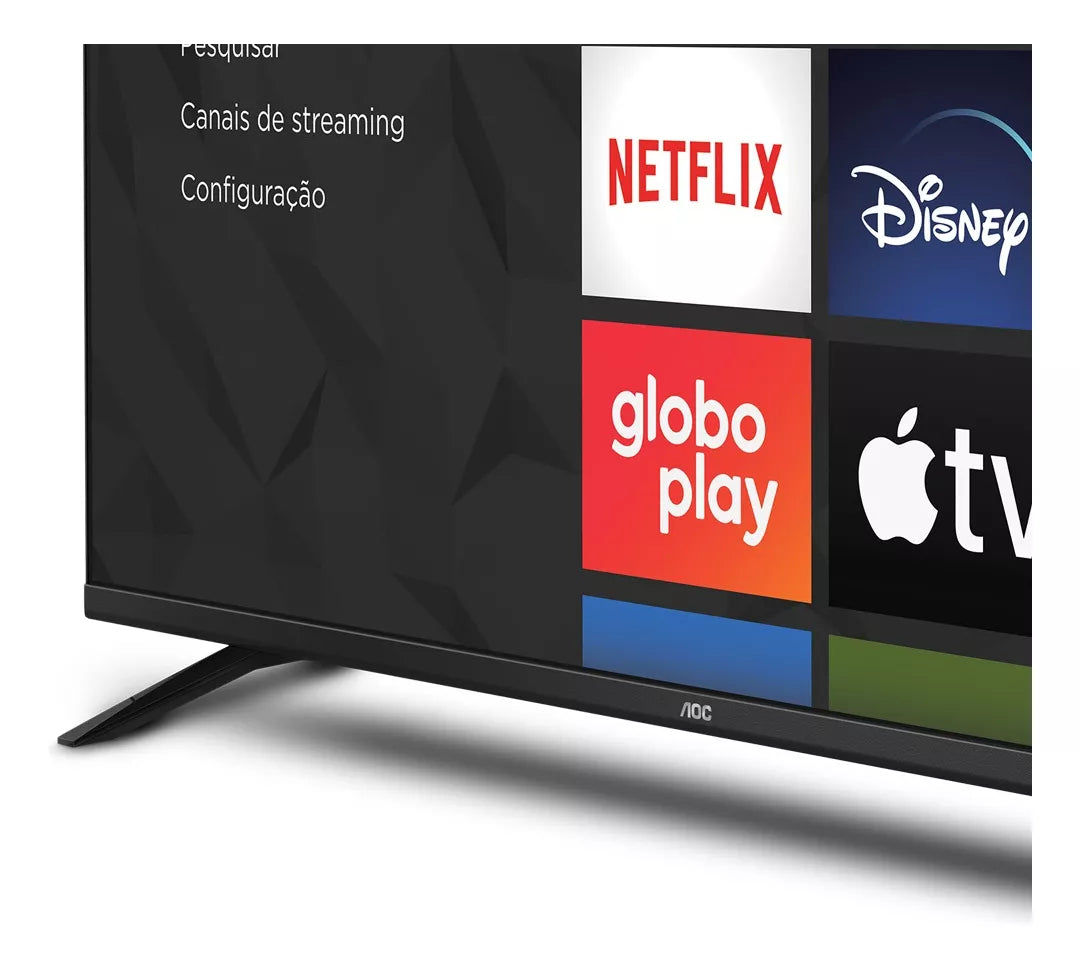 Smart Tv 43'' Full Hd Com Roku Tv 43s5135/78g Aoc Bivolt